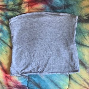 Gray tube top